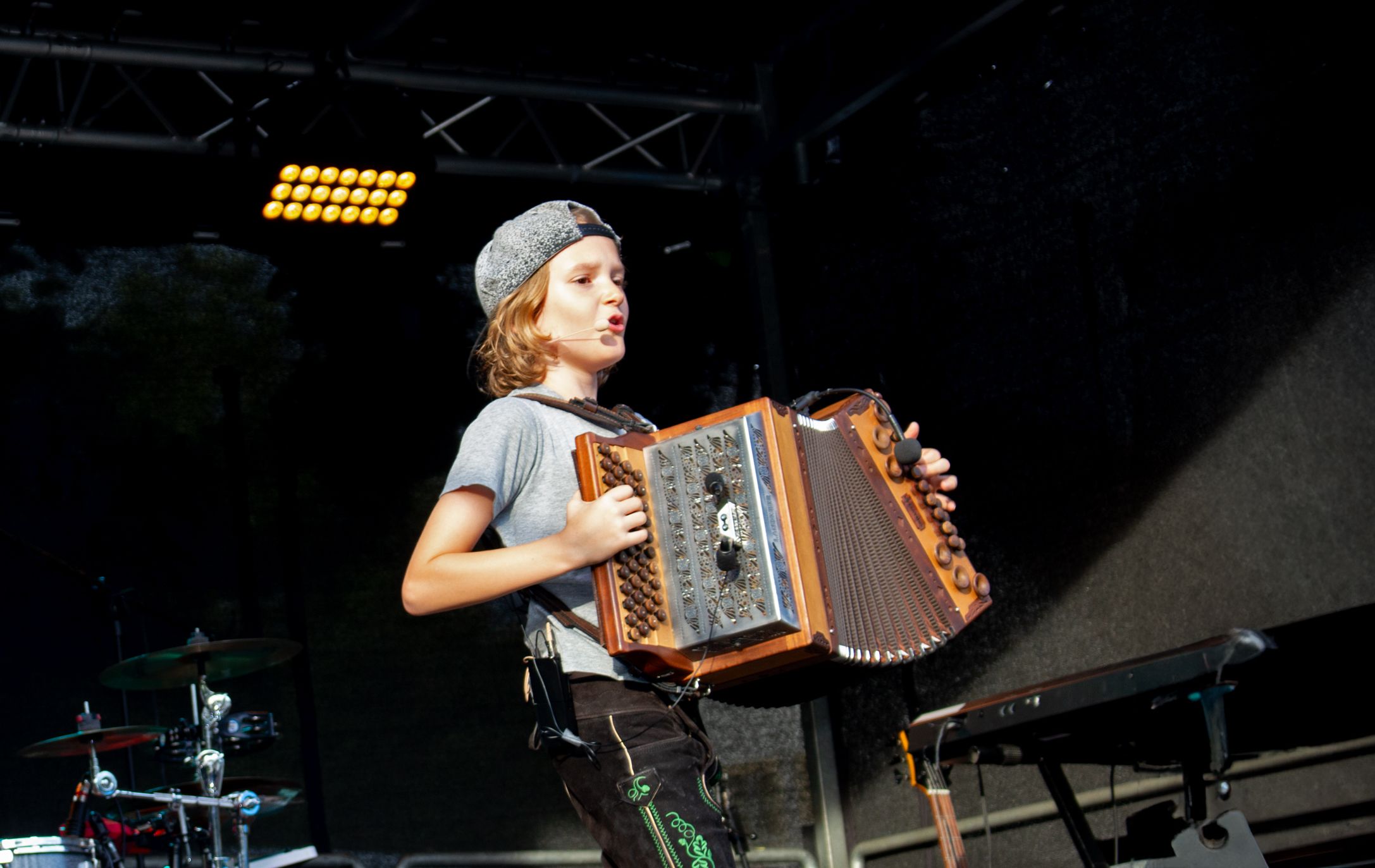 Sebastian Ludwig, a junges Harmonika-Talent aus Niederbayern